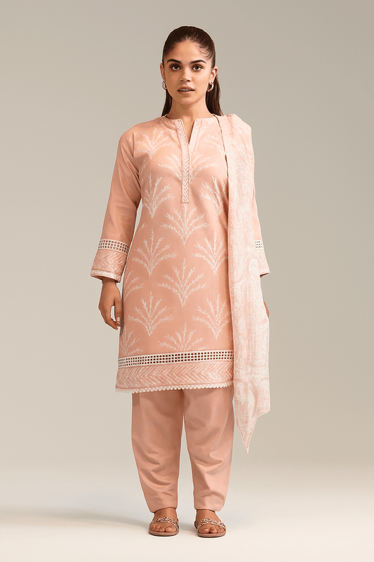 3 Piece Stitched Suit Linen